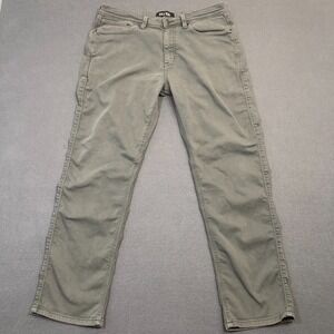 DU/ER Men's Pants N2X Straight Fit Size 36x32 (ACTUAL 36x30) Gray Odor Resistant